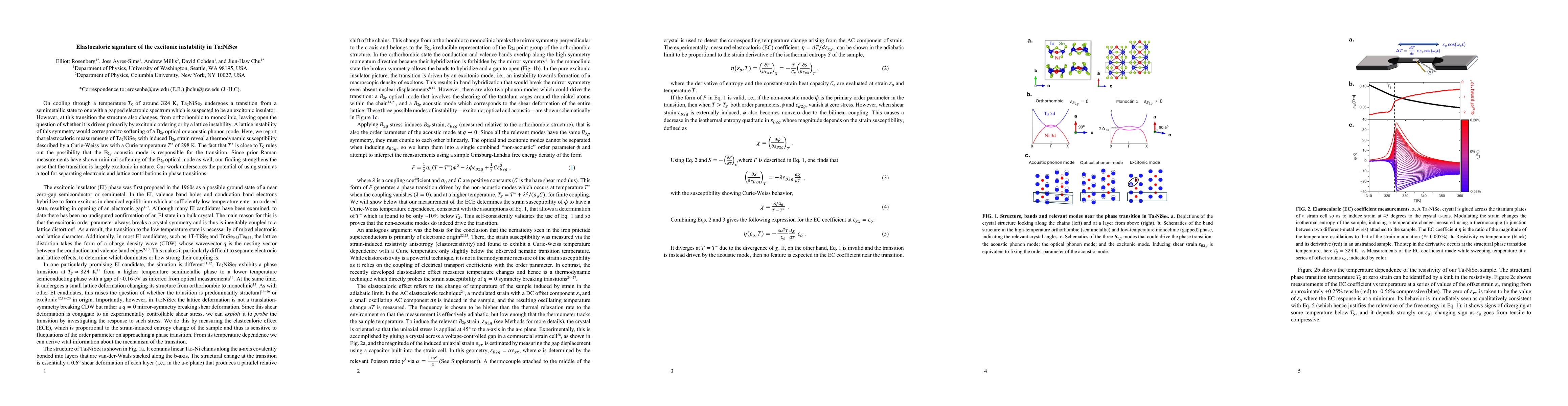 Thumbnail for Elastocaloric signature of the excitonic instability in Ta$_2$NiSe$_5$