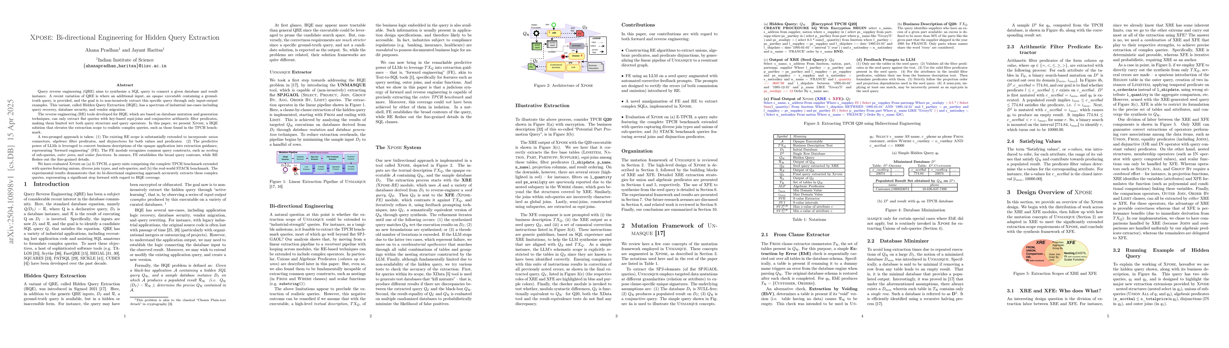 Thumbnail for Xpose: Bi-directional Engineering for Hidden Query Extraction