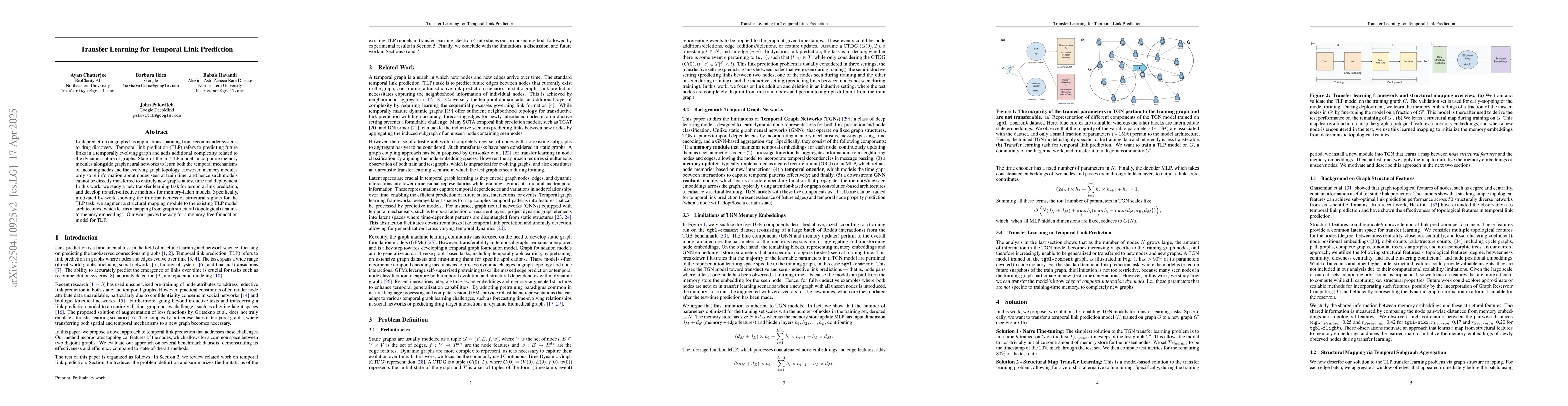 Thumbnail for Transfer Learning for Temporal Link Prediction
