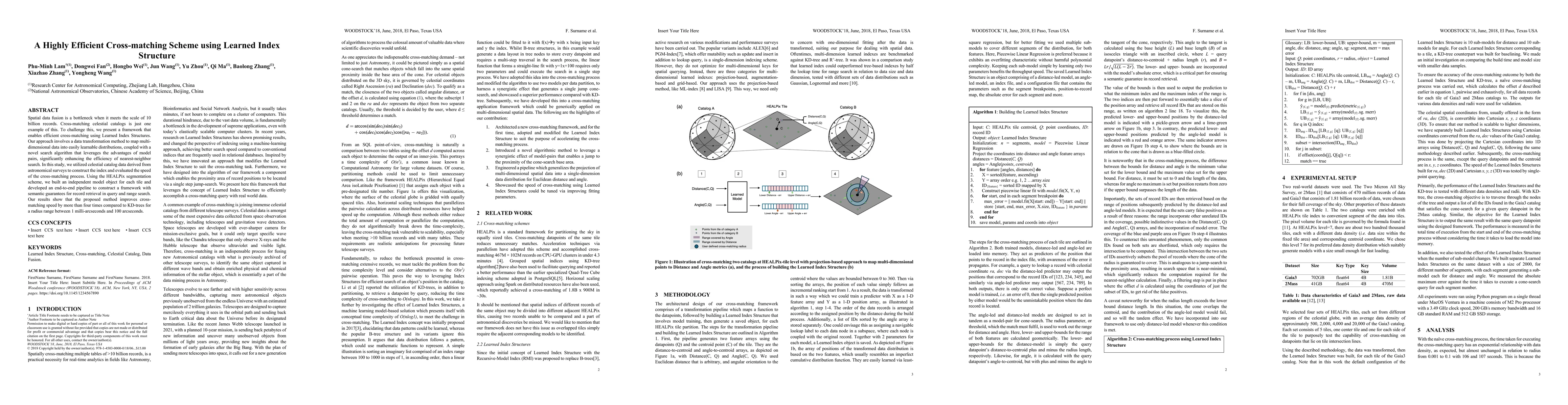 Thumbnail for A Highly Efficient Cross-matching Scheme using Learned Index Structure