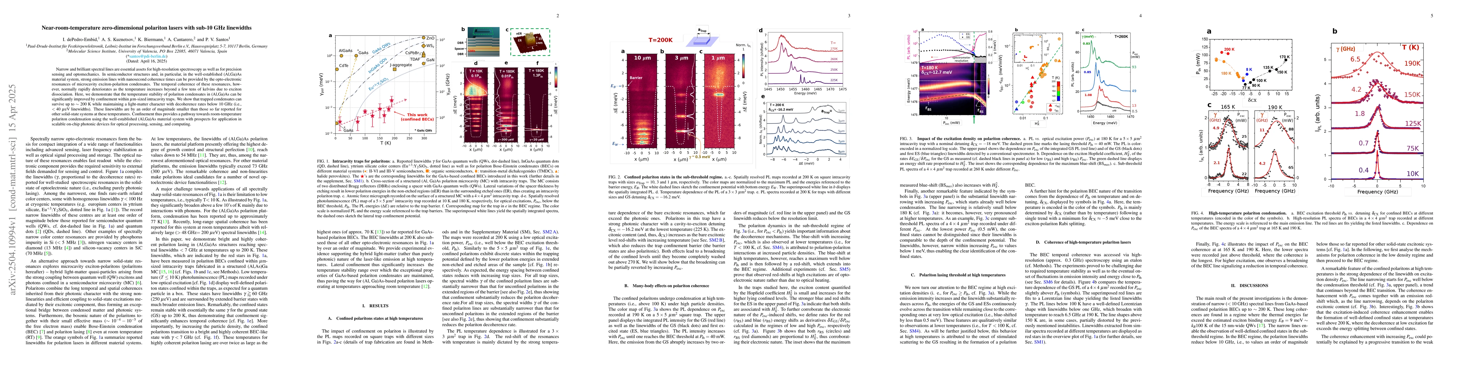 Thumbnail for Near-room-temperature zero-dimensional polariton lasers with sub-10 GHz
  linewidths