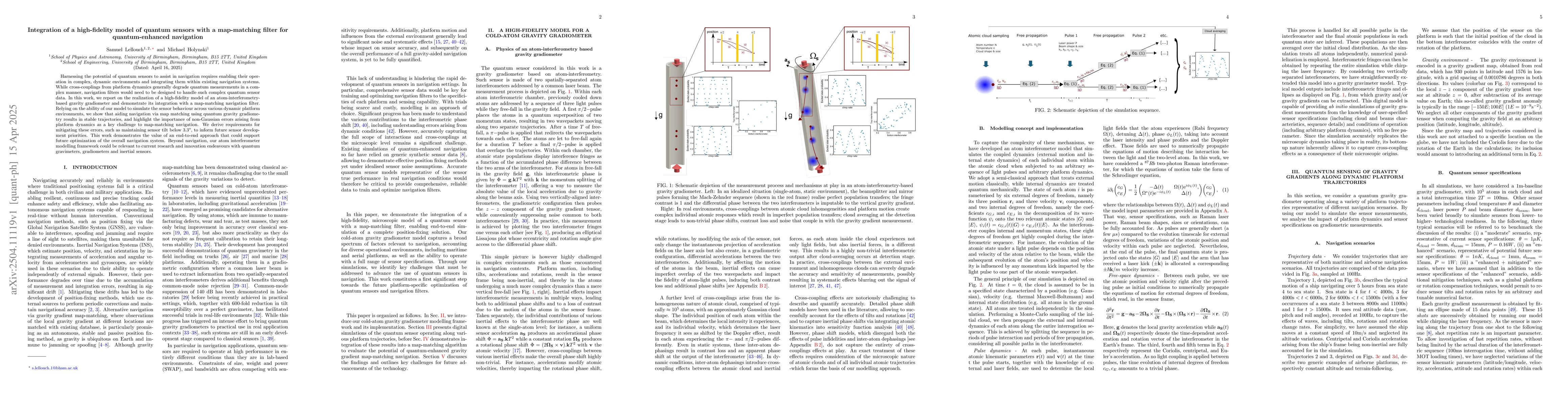 Thumbnail for Integration of a high-fidelity model of quantum sensors with a
  map-matching filter for quantum-enhanced navigation