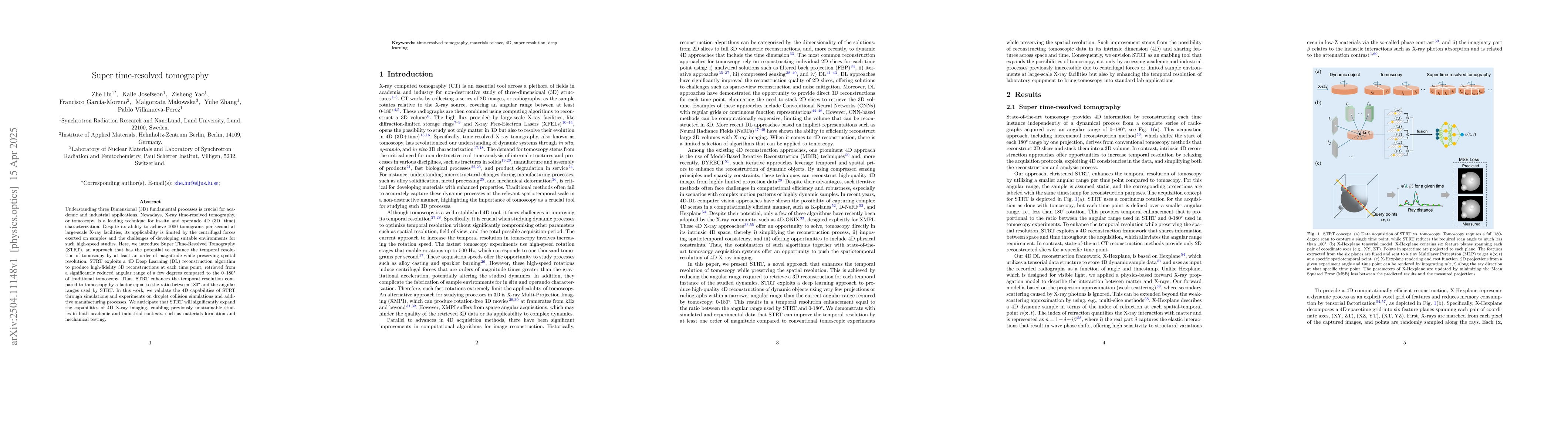 Thumbnail for Super time-resolved tomography