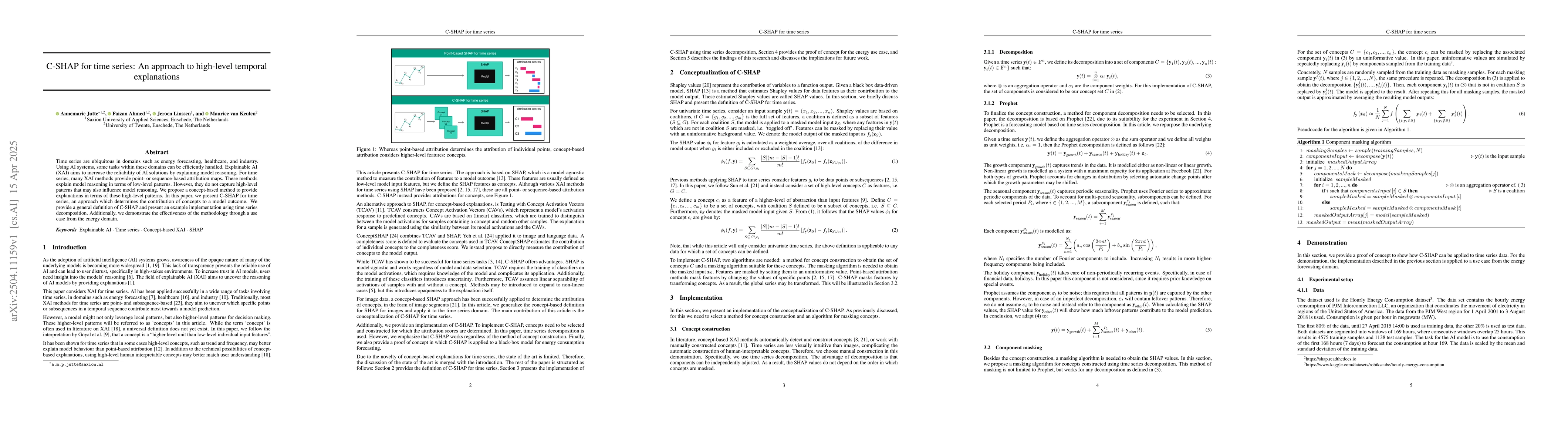Thumbnail for C-SHAP for time series: An approach to high-level temporal explanations