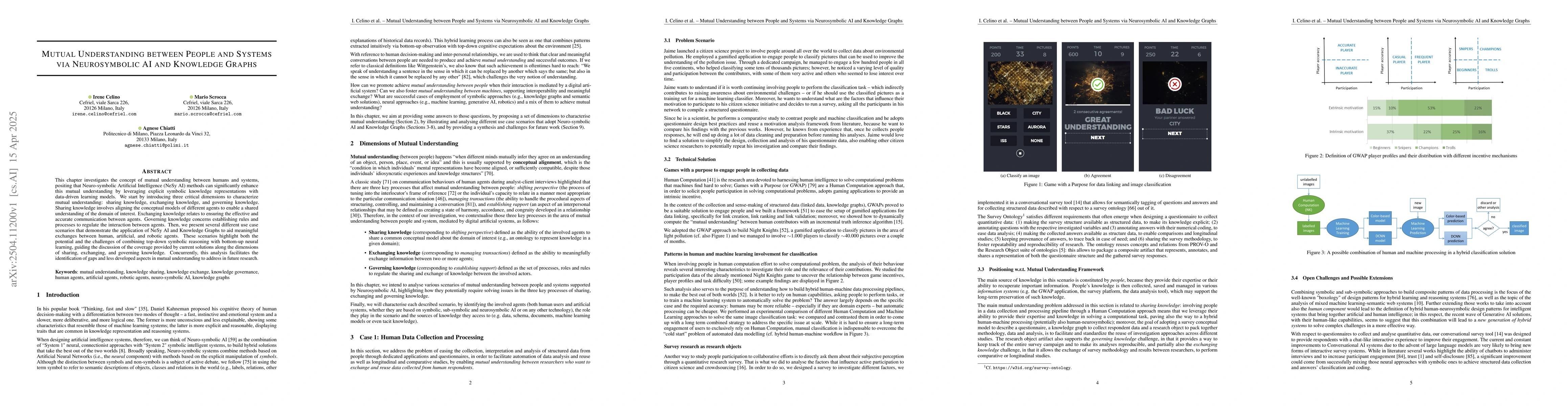 Thumbnail for Mutual Understanding between People and Systems via Neurosymbolic AI and
  Knowledge Graphs