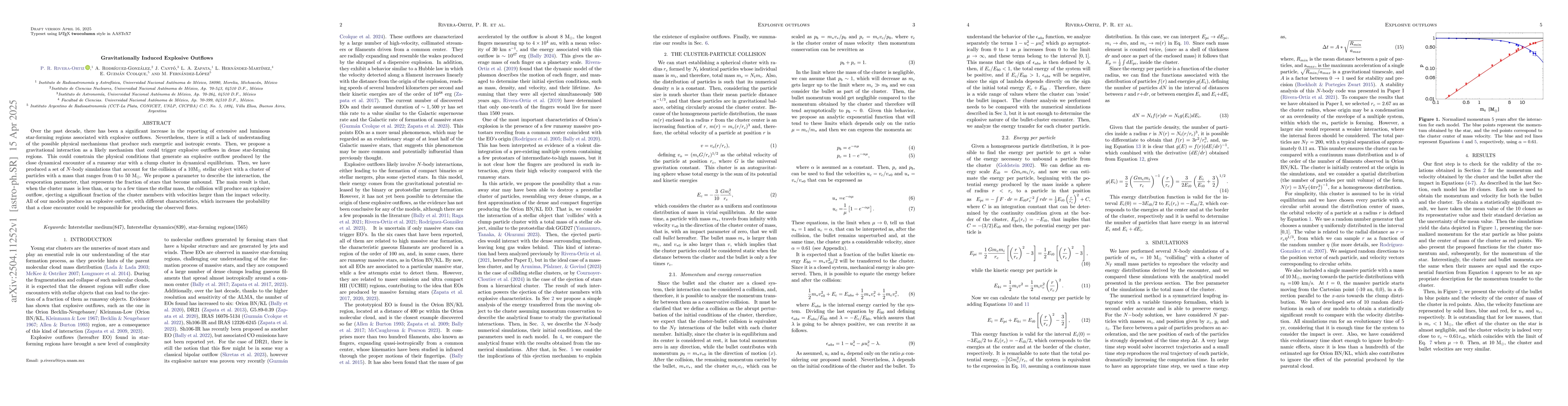 Thumbnail for Gravitationally Induced Explosive Outflows