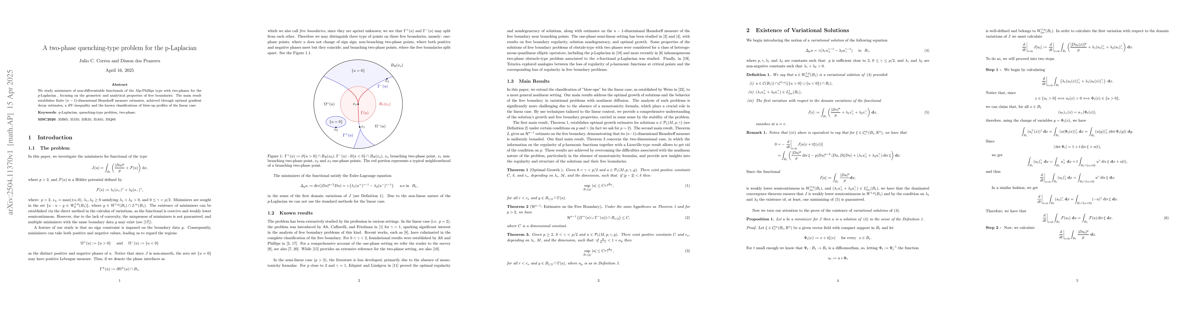 Thumbnail for A two-phase quenching-type problem for the p-Laplacian