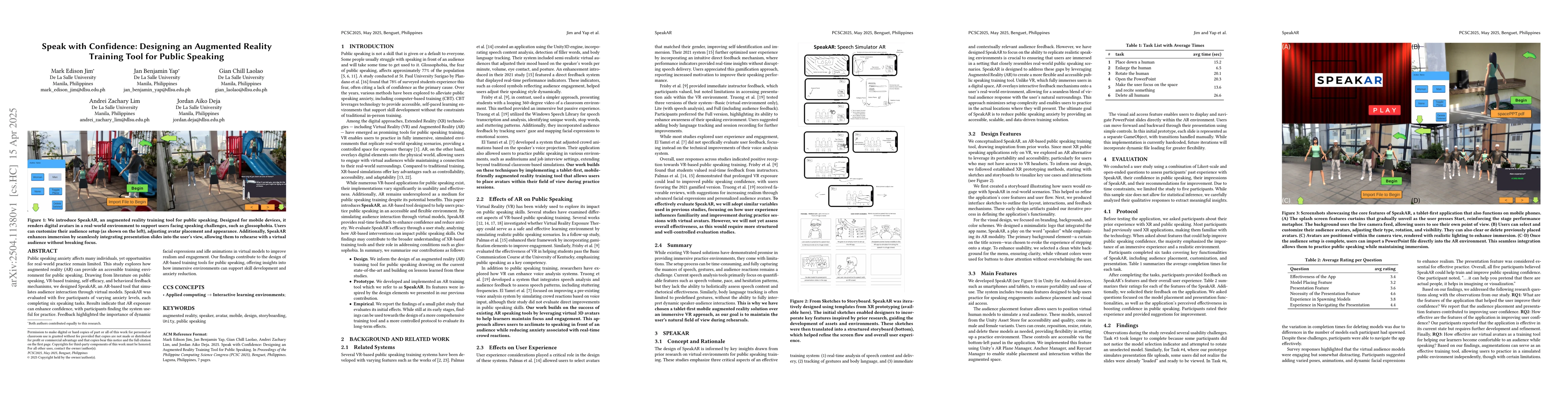 Thumbnail for Speak with Confidence: Designing an Augmented Reality Training Tool for
  Public Speaking