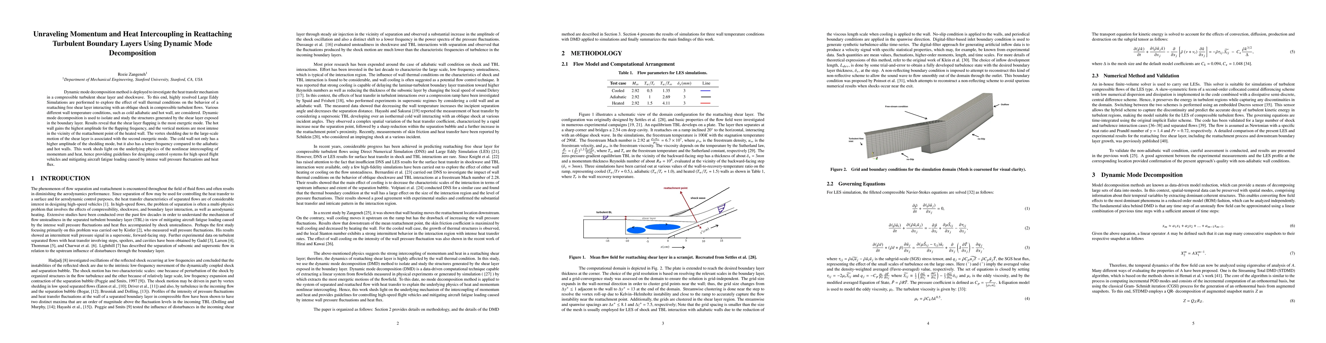 Thumbnail for Unraveling Momentum and Heat Intercoupling in Reattaching Turbulent
  Boundary Layers Using Dynamic Mode Decomposition