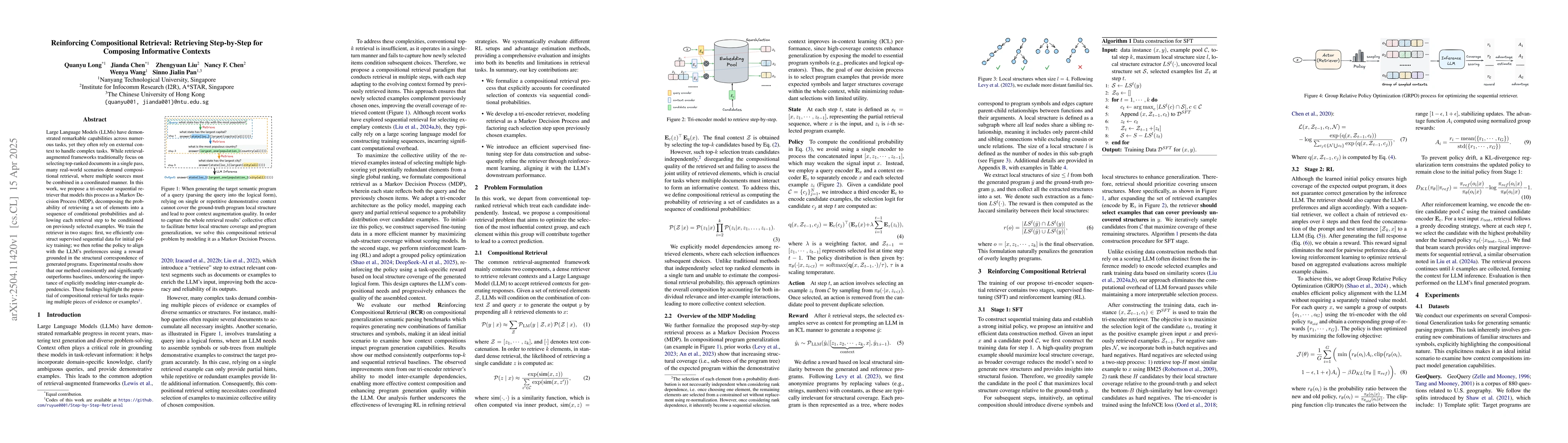 Thumbnail for Reinforcing Compositional Retrieval: Retrieving Step-by-Step for
  Composing Informative Contexts