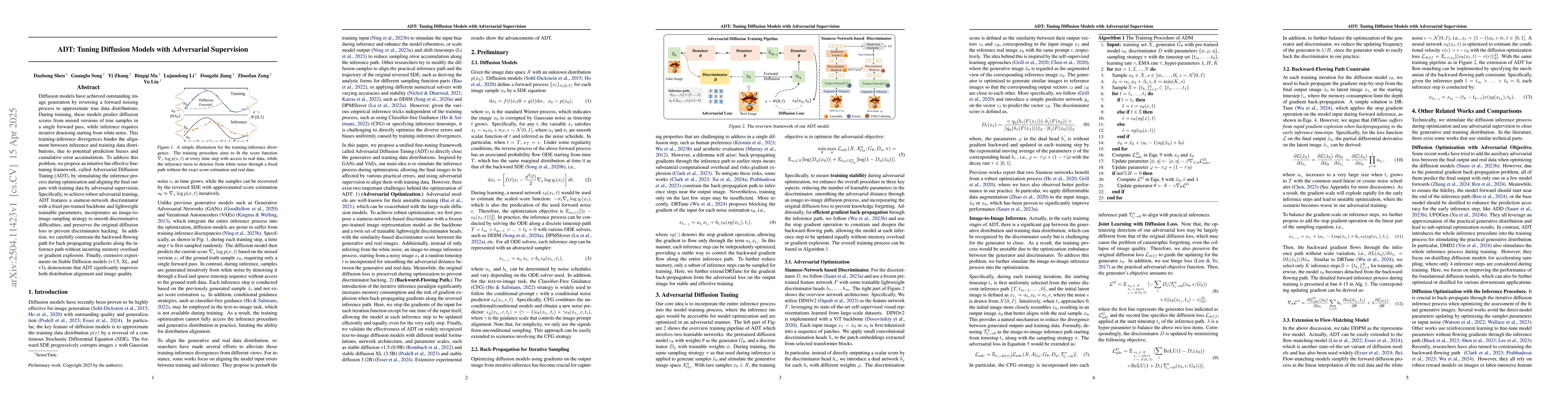 Thumbnail for ADT: Tuning Diffusion Models with Adversarial Supervision