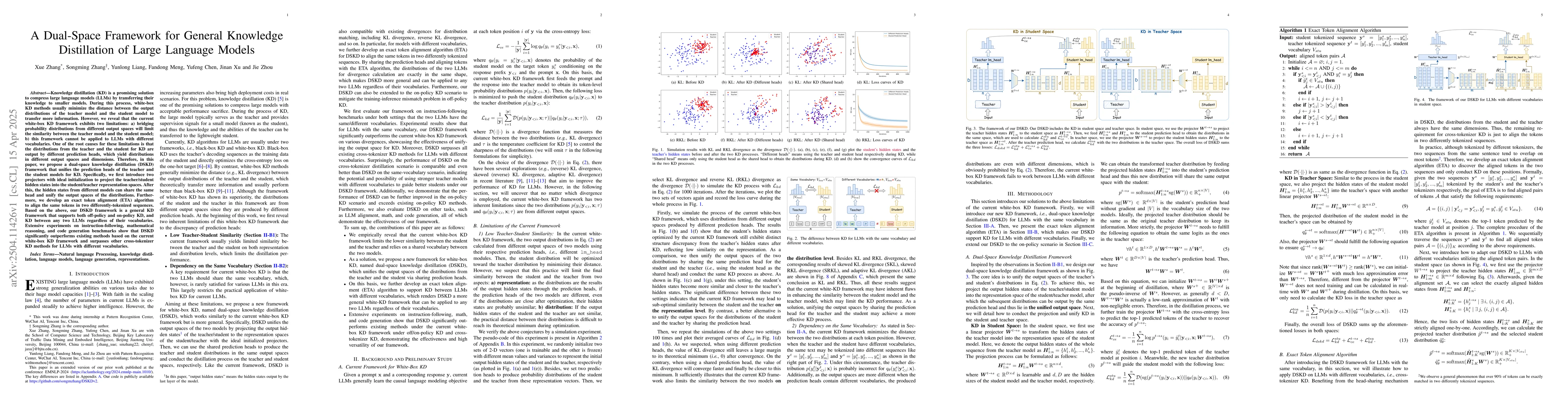 Thumbnail for A Dual-Space Framework for General Knowledge Distillation of Large
  Language Models