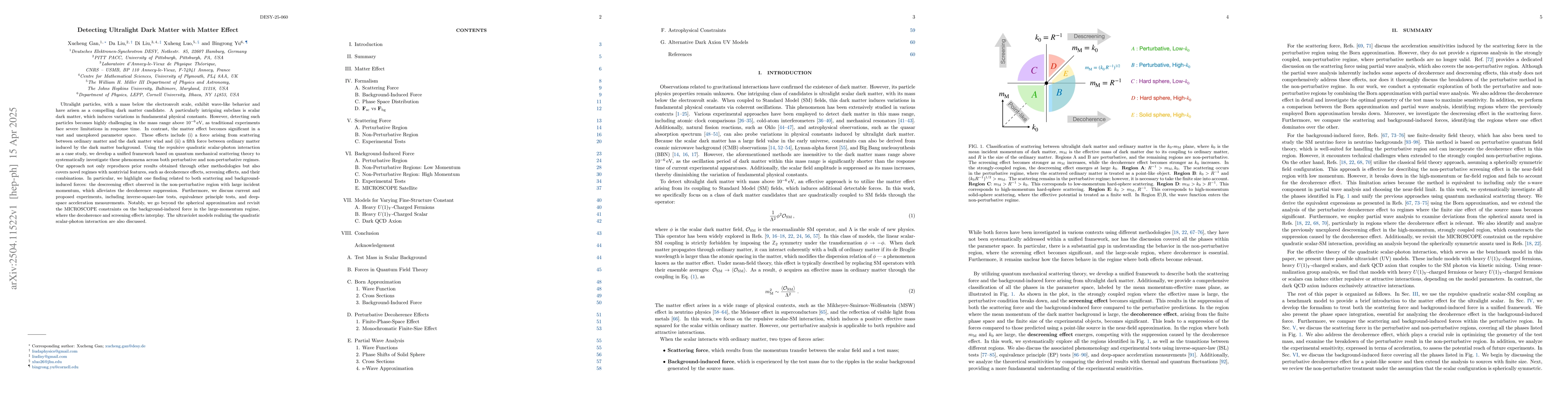 Thumbnail for Detecting Ultralight Dark Matter with Matter Effect