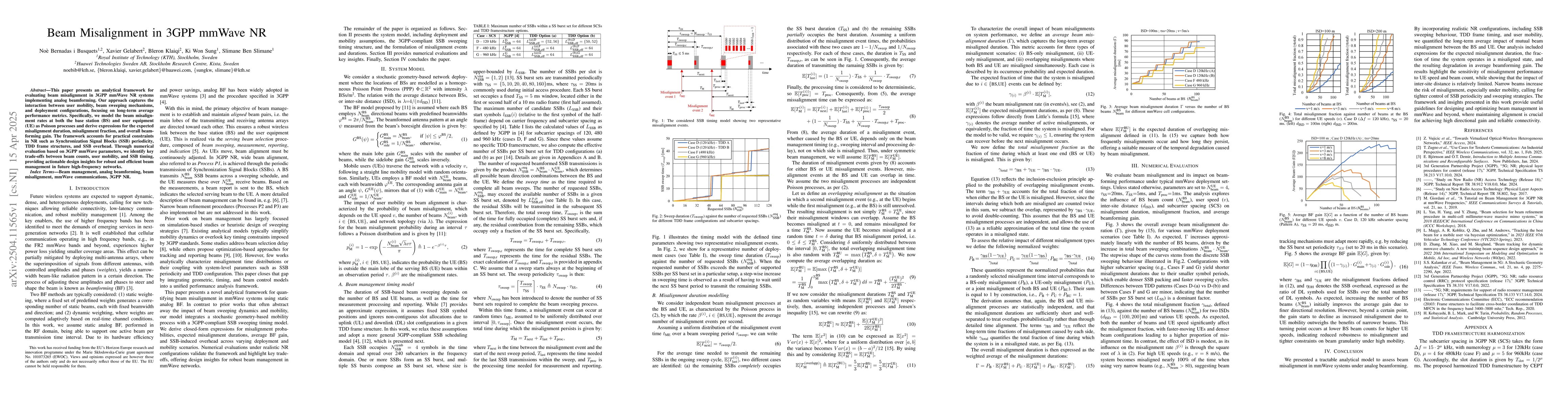 Thumbnail for Beam Misalignment in 3GPP mmWave NR