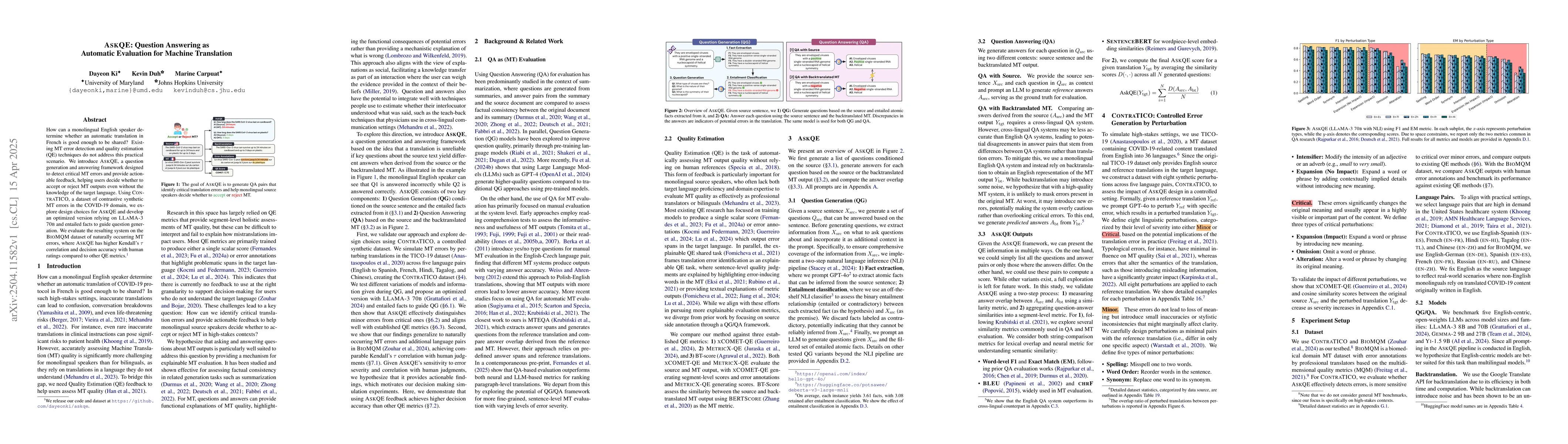 Thumbnail for AskQE: Question Answering as Automatic Evaluation for Machine
  Translation