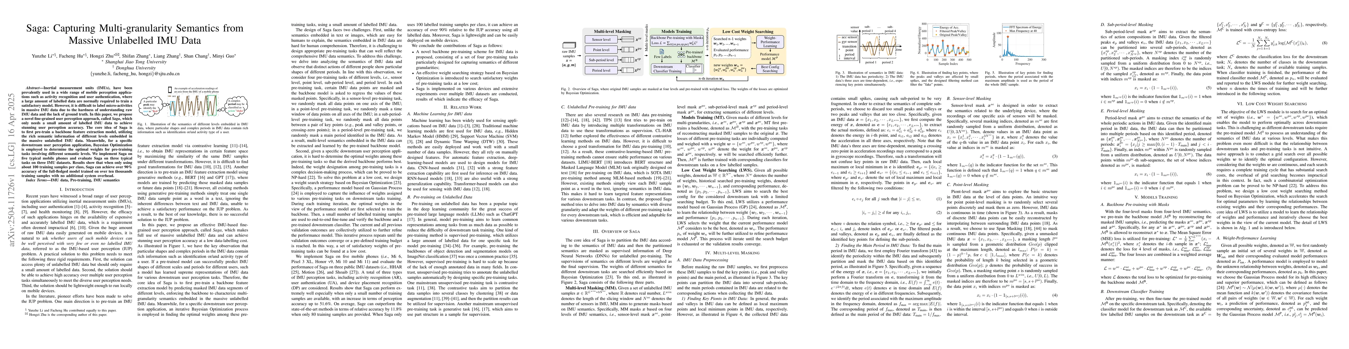 Thumbnail for Saga: Capturing Multi-granularity Semantics from Massive Unlabelled IMU
  Data for User Perception
