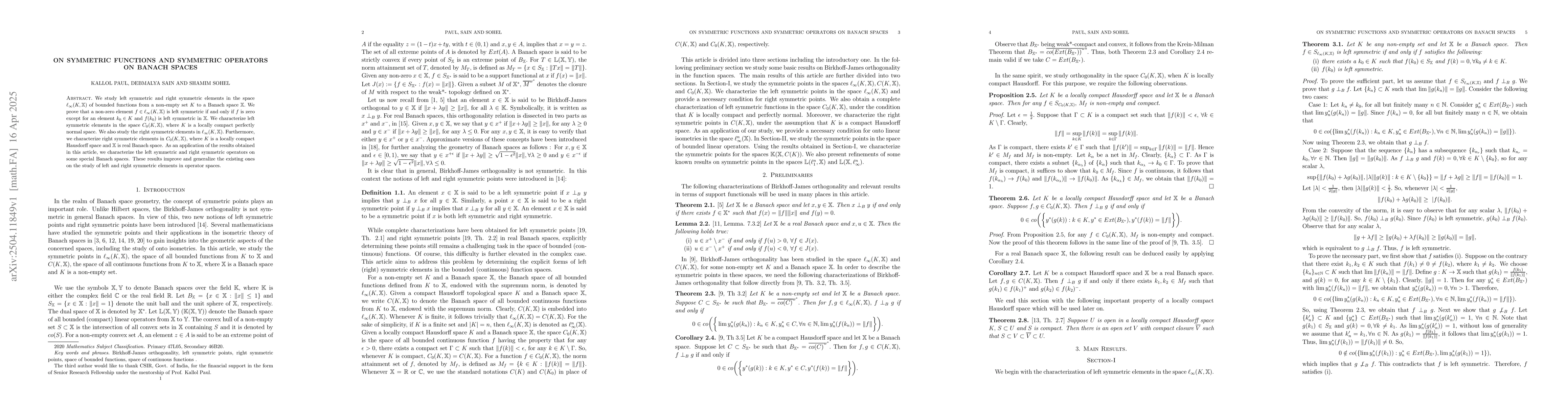 Thumbnail for On symmetric functions and symmetric operators on Banach spaces