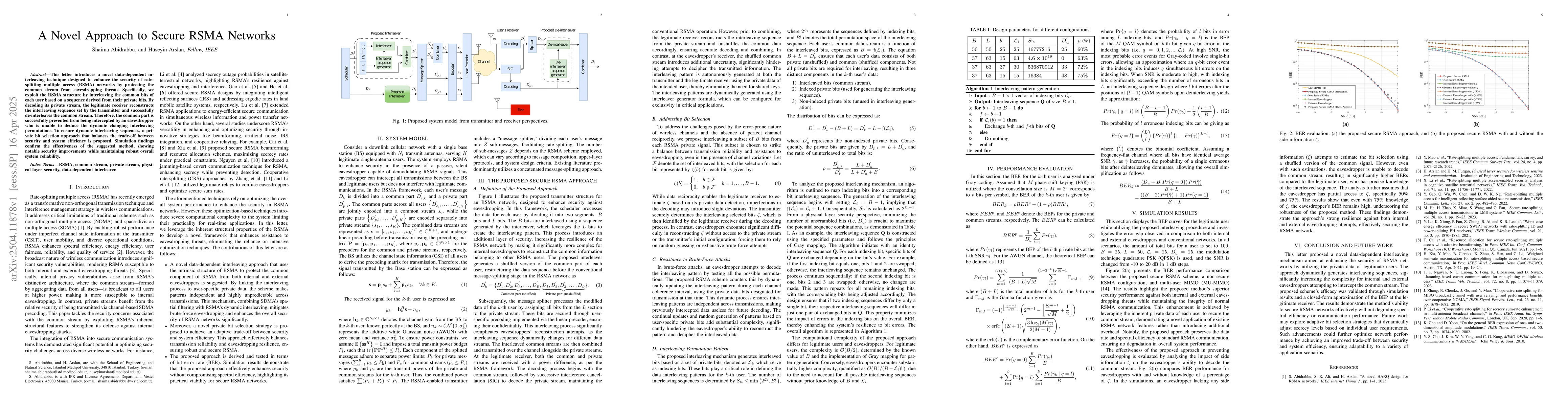 Thumbnail for A Novel Approach to Secure RSMA Networks