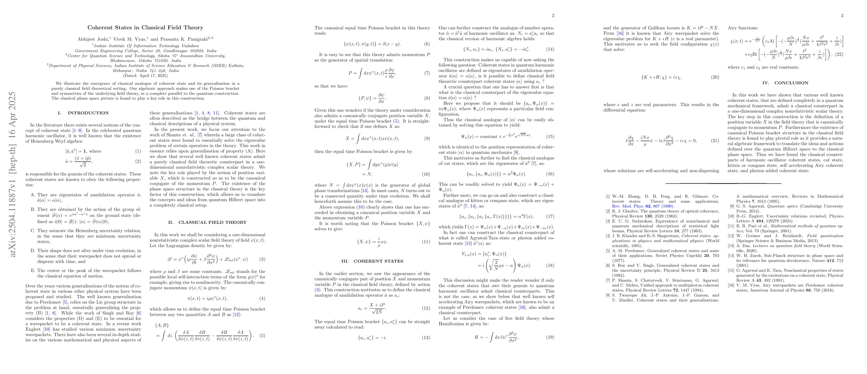 Thumbnail for Coherent States in Classical Field Theory