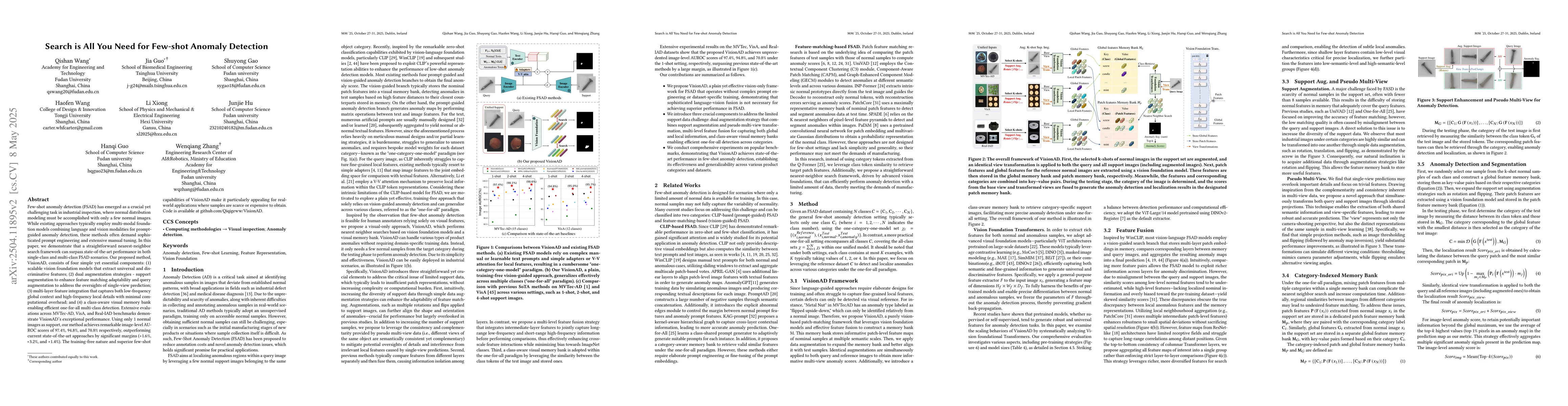 Thumbnail for Search is All You Need for Few-shot Anomaly Detection