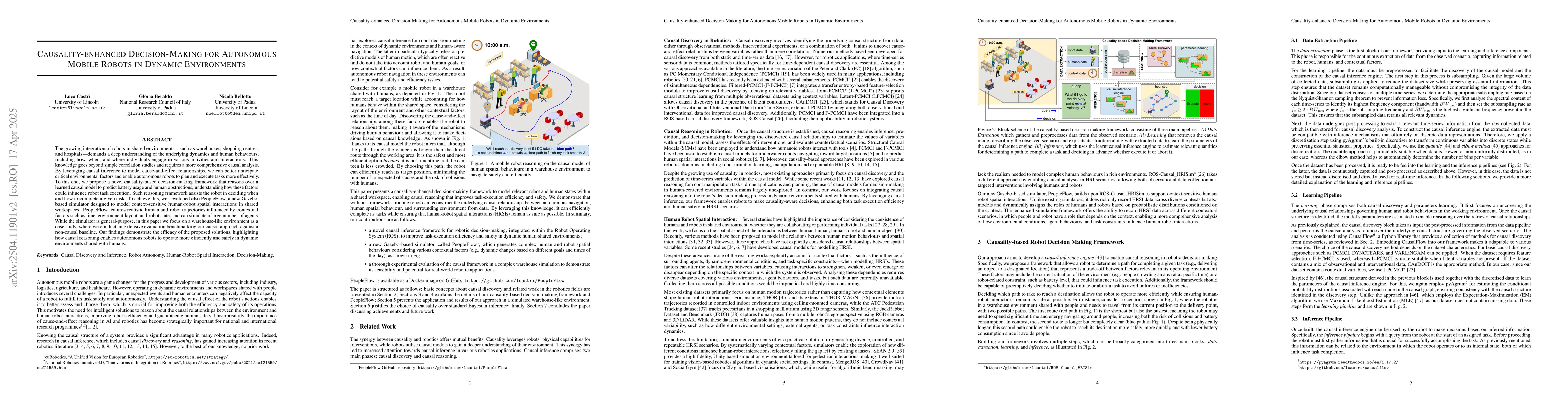 Thumbnail for Causality-enhanced Decision-Making for Autonomous Mobile Robots in
  Dynamic Environments