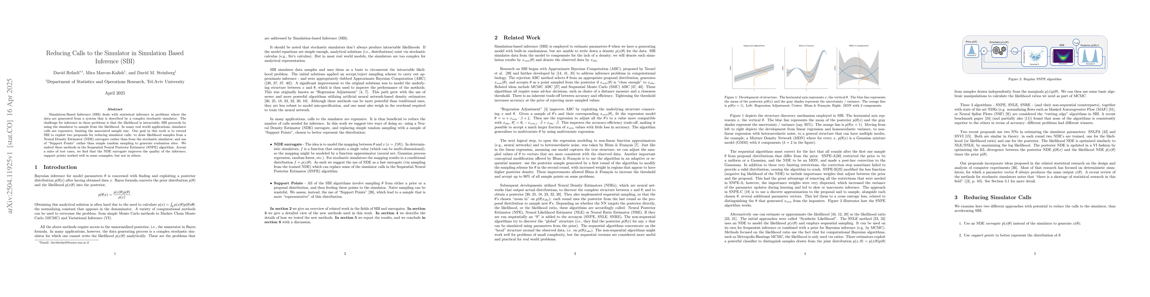Thumbnail for Reducing Calls to the Simulator in Simulation Based Inference (SBI)
