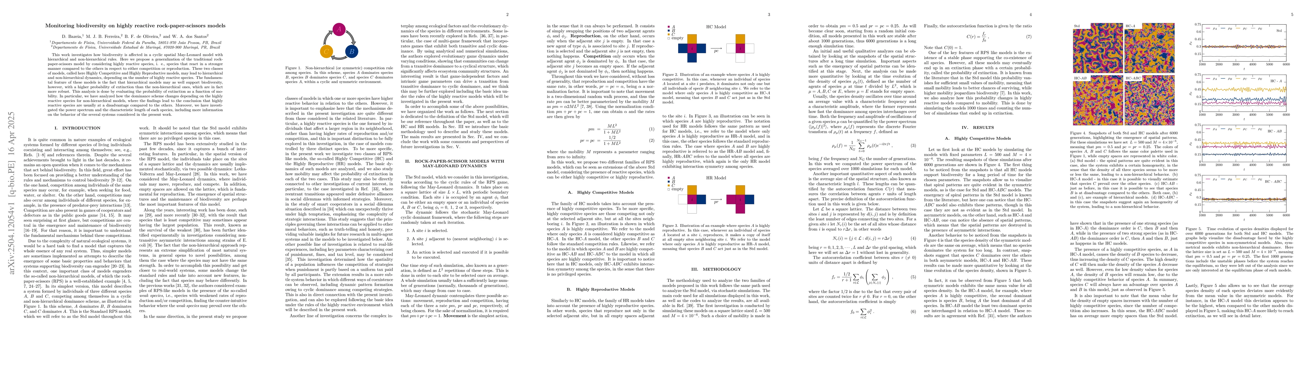 Thumbnail for Monitoring biodiversity on highly reactive rock-paper-scissors models