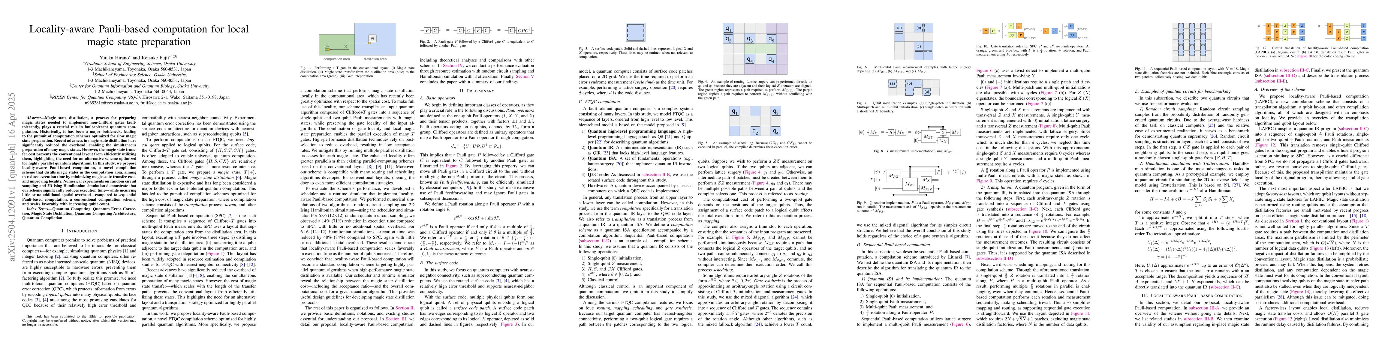 Thumbnail for Locality-aware Pauli-based computation for local magic state preparation
