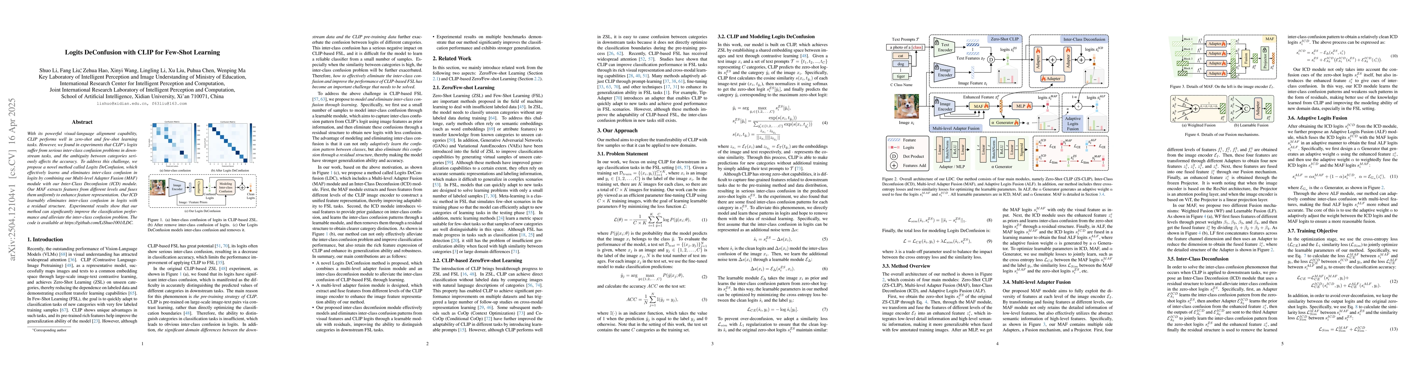 Thumbnail for Logits DeConfusion with CLIP for Few-Shot Learning