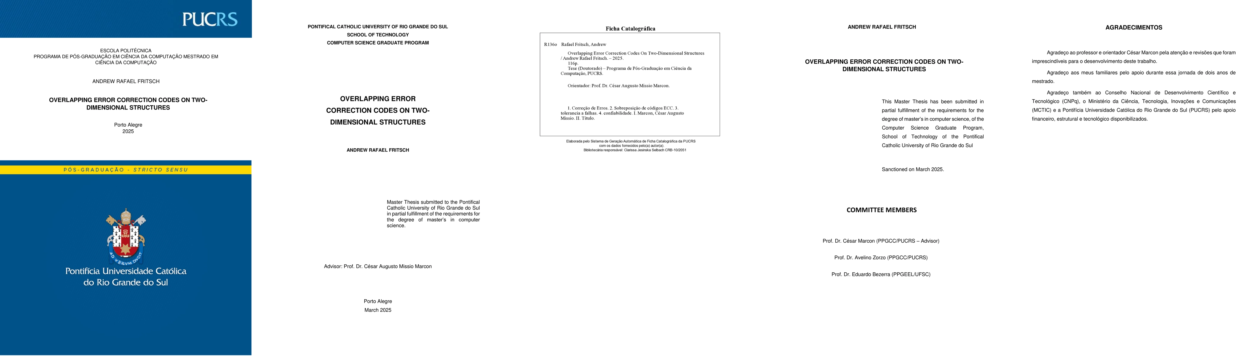 Thumbnail for Overlapping Error Correction Codes on Two-Dimensional Structures