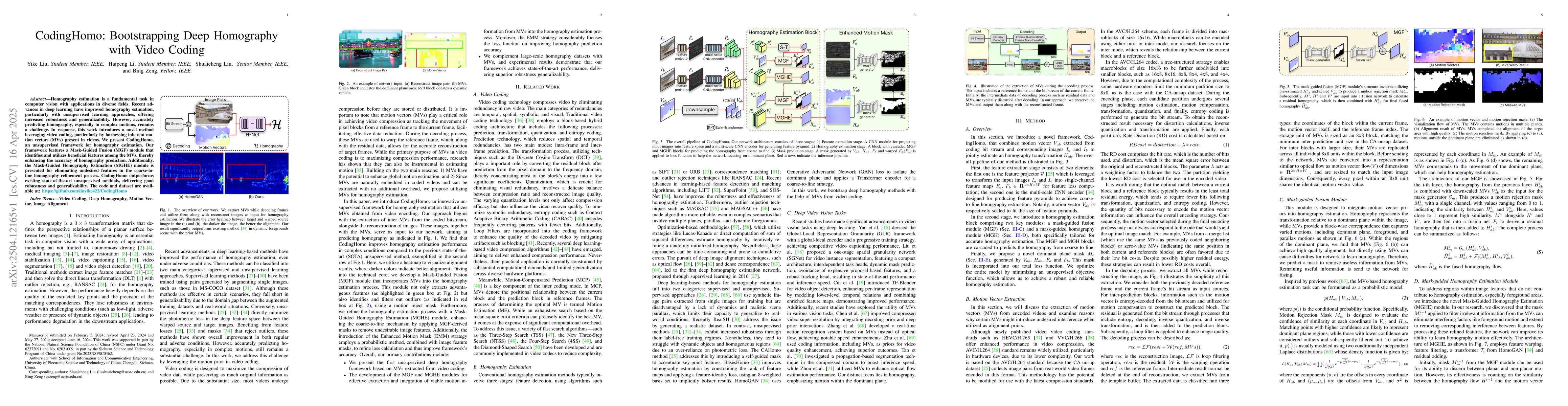 Thumbnail for CodingHomo: Bootstrapping Deep Homography With Video Coding