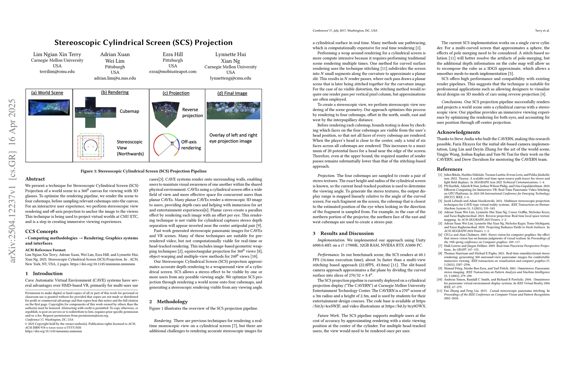 Thumbnail for Stereoscopic Cylindrical Screen (SCS) Projection