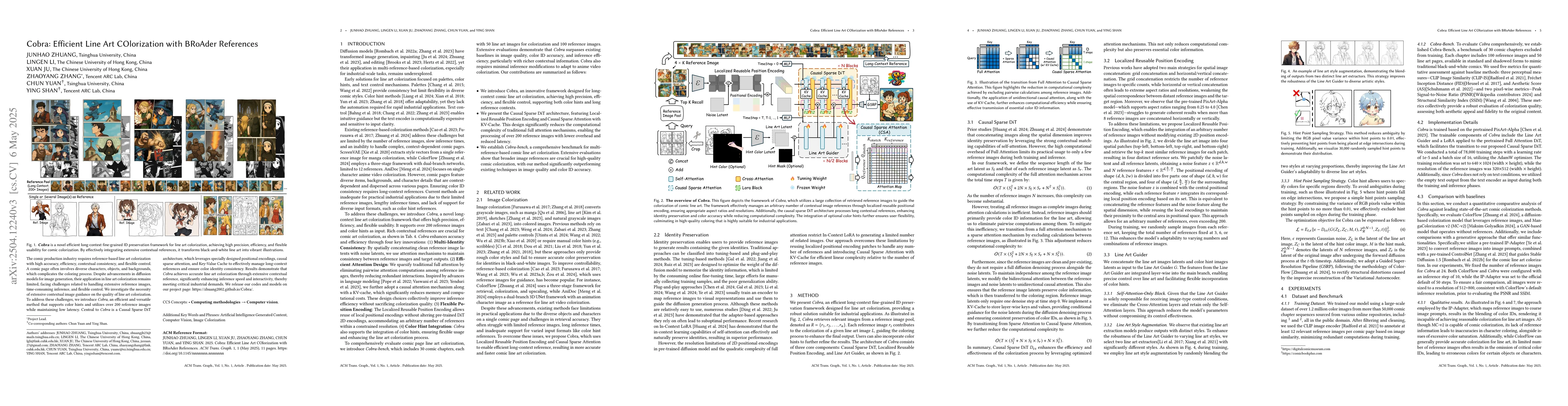 Thumbnail for Cobra: Efficient Line Art COlorization with BRoAder References