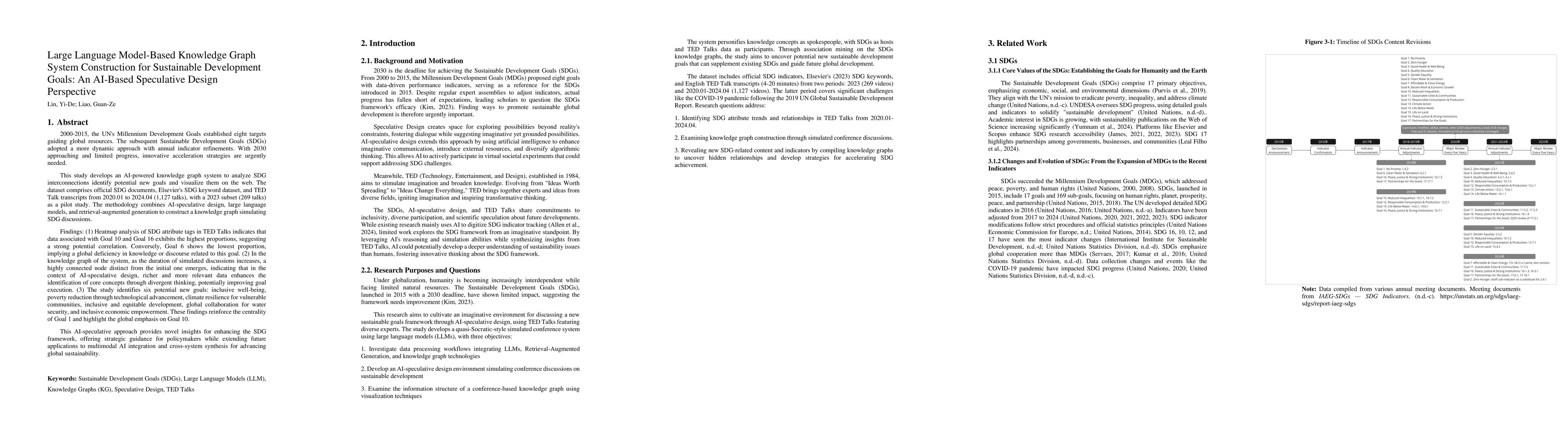 Thumbnail for Large Language Model-Based Knowledge Graph System Construction for
  Sustainable Development Goals: An AI-Based Speculative Design Perspective