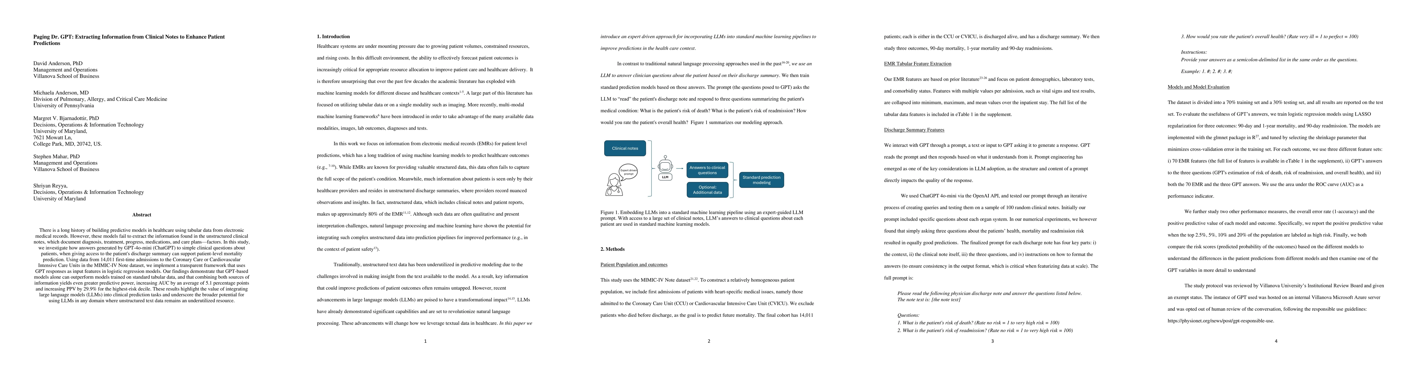 Thumbnail for Paging Dr. GPT: Extracting Information from Clinical Notes to Enhance
  Patient Predictions