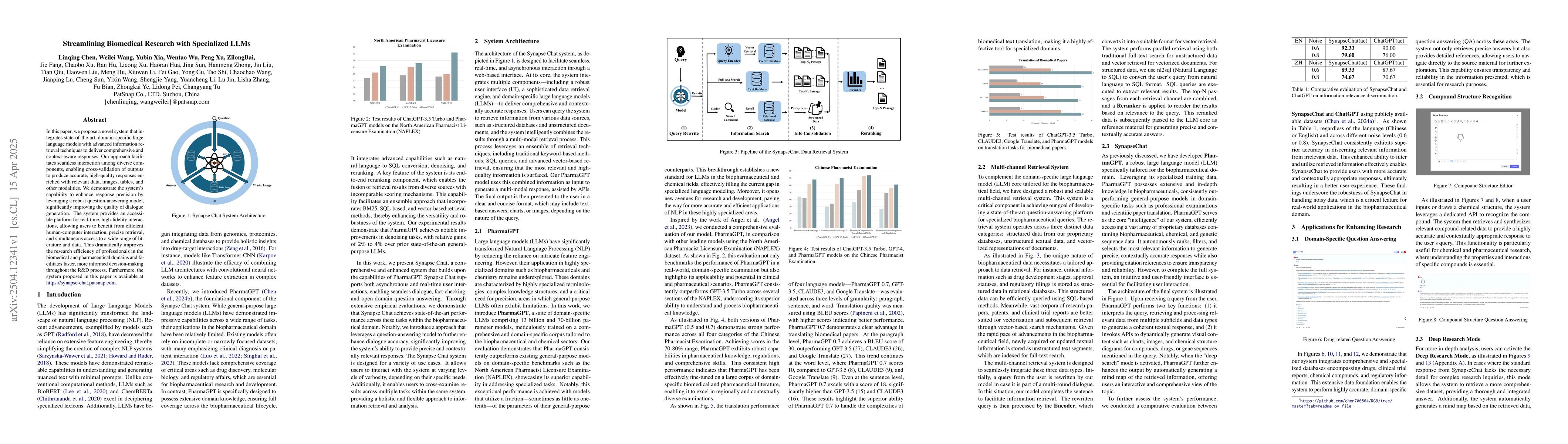 Thumbnail for Streamlining Biomedical Research with Specialized LLMs