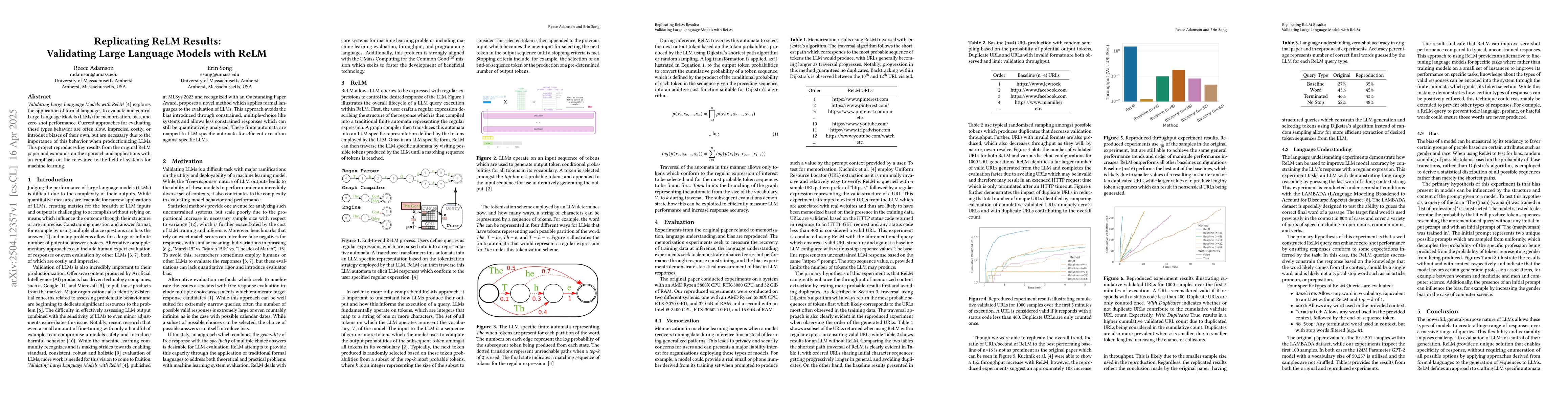 Thumbnail for Replicating ReLM Results: Validating Large Language Models with ReLM