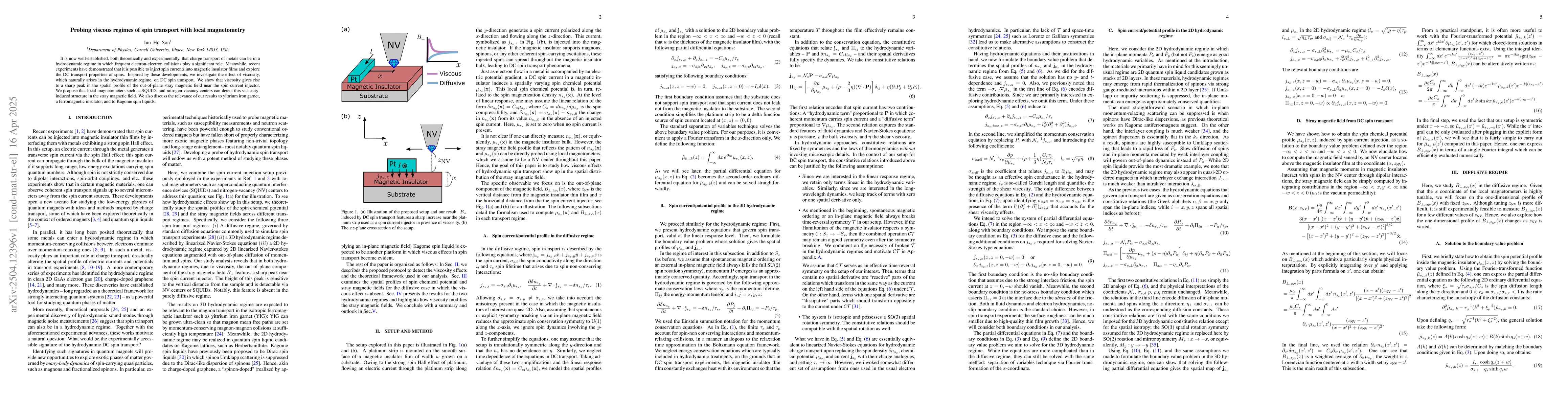 Thumbnail for Probing viscous regimes of spin transport with local magnetometry