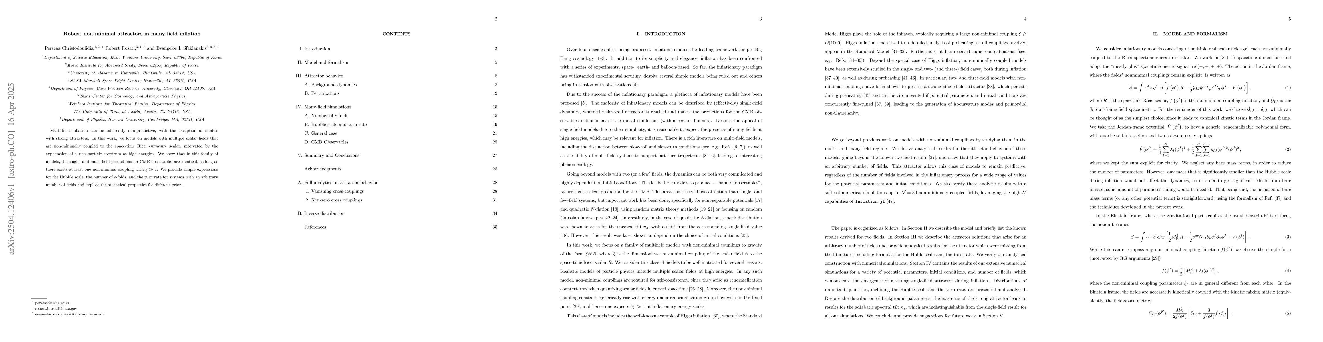 Thumbnail for Robust non-minimal attractors in many-field inflation