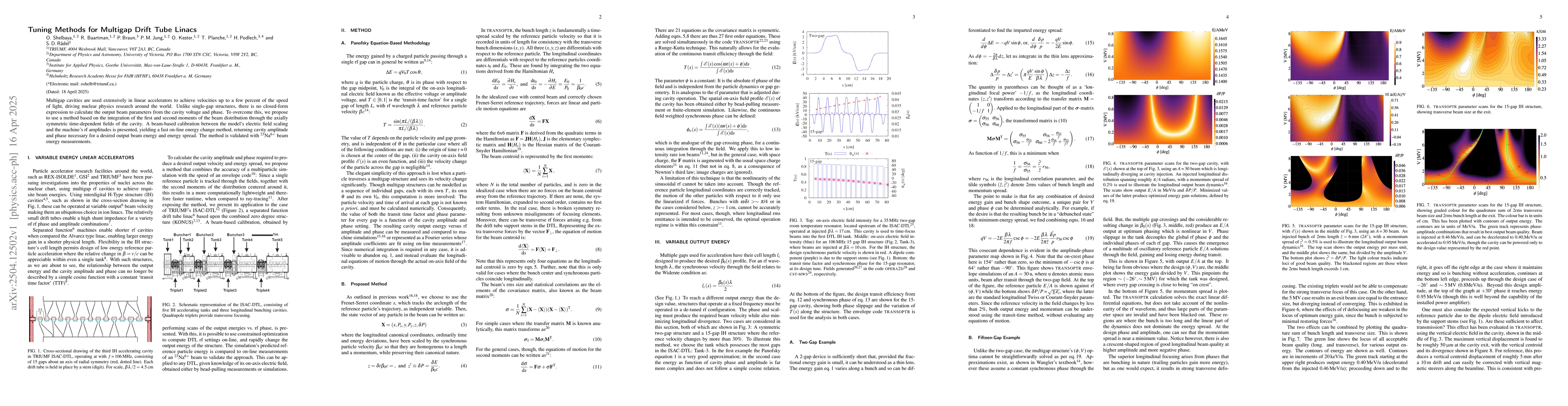 Thumbnail for Tuning methods for multigap drift tube linacs