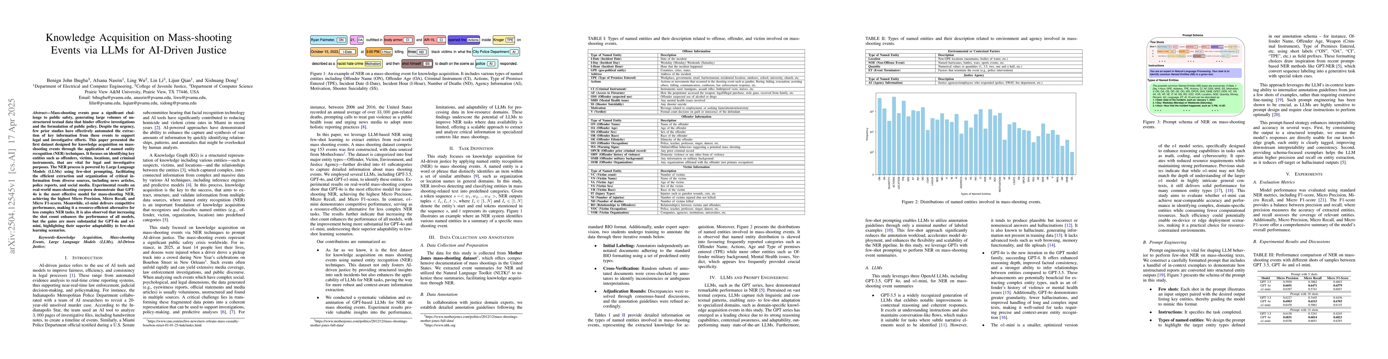 Thumbnail for Knowledge Acquisition on Mass-shooting Events via LLMs for AI-Driven
  Justice