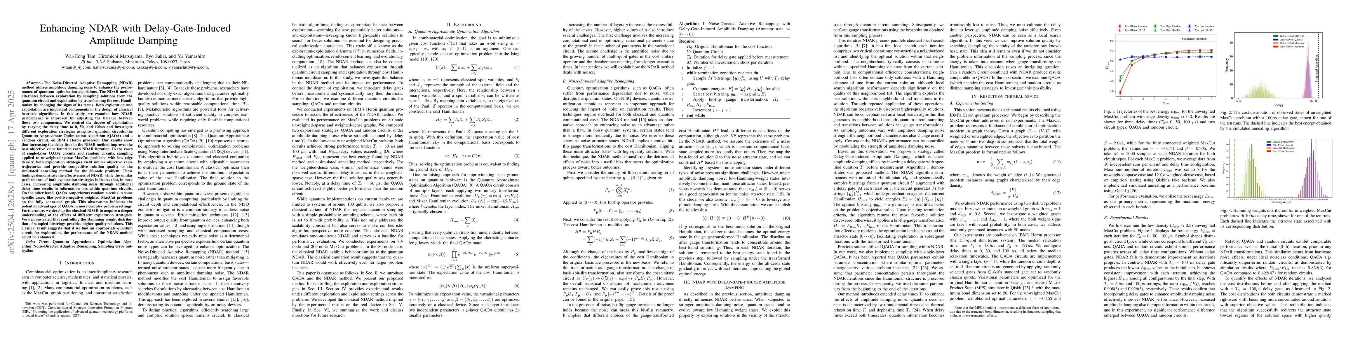 Thumbnail for Enhancing NDAR with Delay-Gate-Induced Amplitude Damping