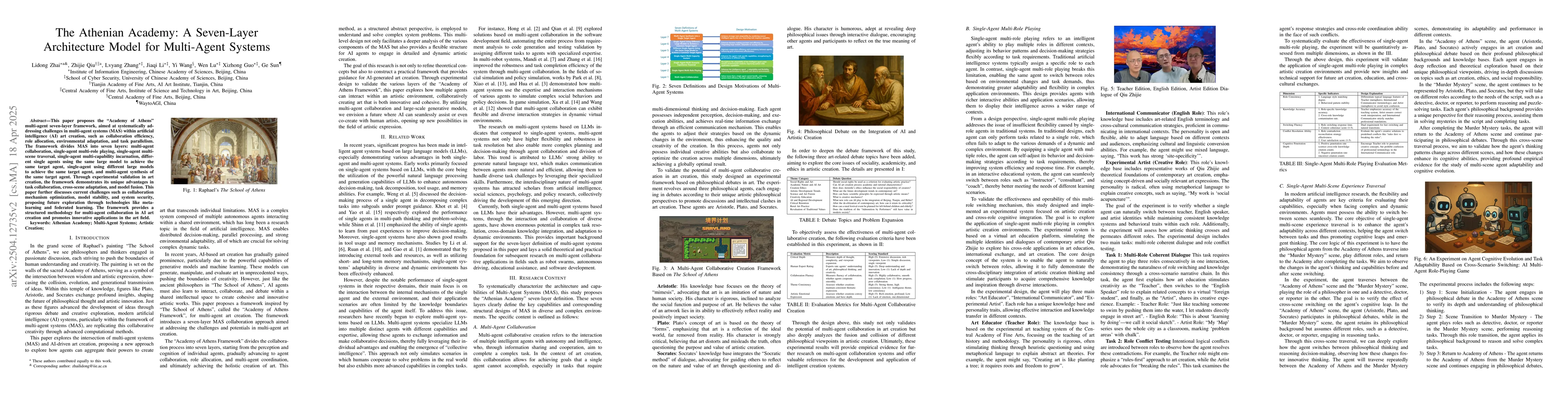 Thumbnail for The Athenian Academy: A Seven-Layer Architecture Model for Multi-Agent
  Systems