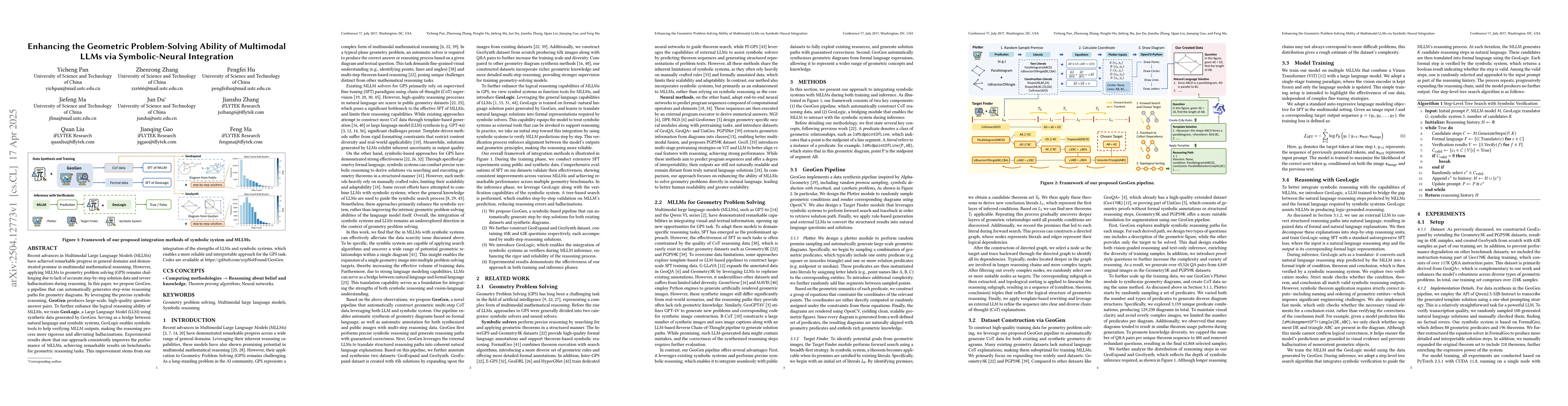 Thumbnail for Enhancing the Geometric Problem-Solving Ability of Multimodal LLMs via
  Symbolic-Neural Integration