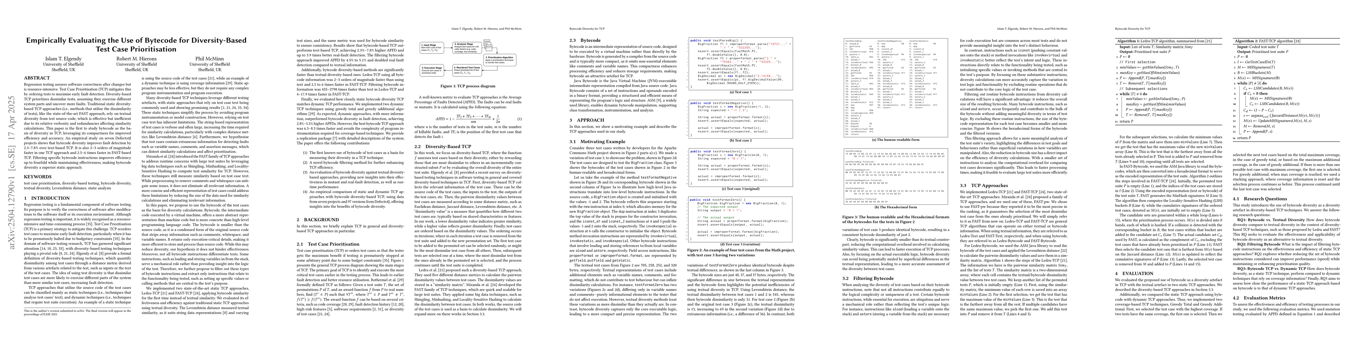 Thumbnail for Empirically Evaluating the Use of Bytecode for Diversity-Based Test Case
  Prioritisation