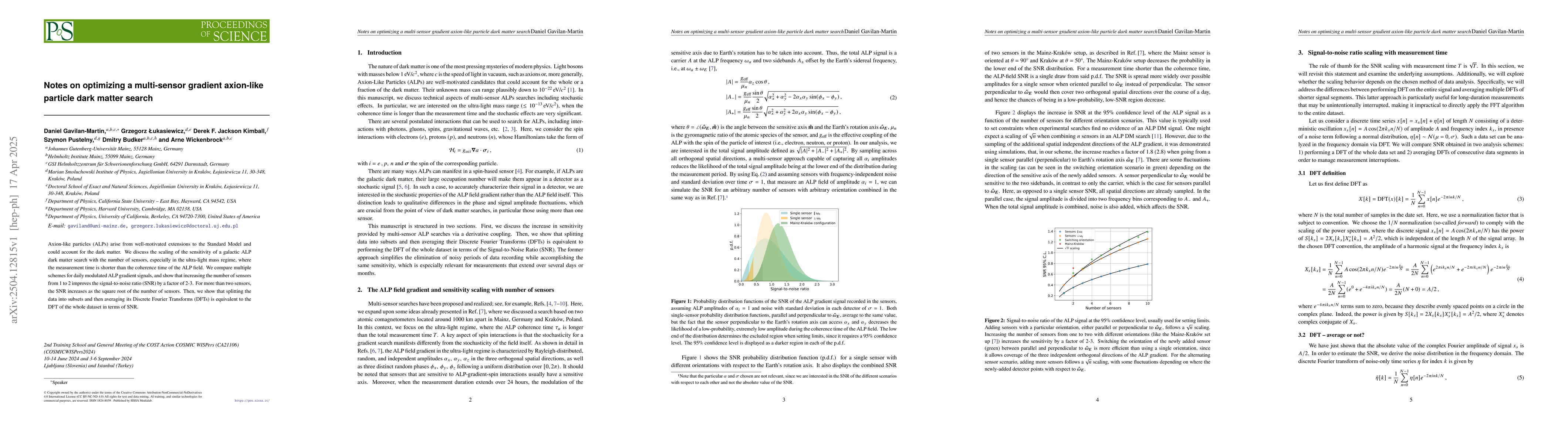 Thumbnail for Notes on optimizing a multi-sensor gradient axion-like particle dark
  matter search