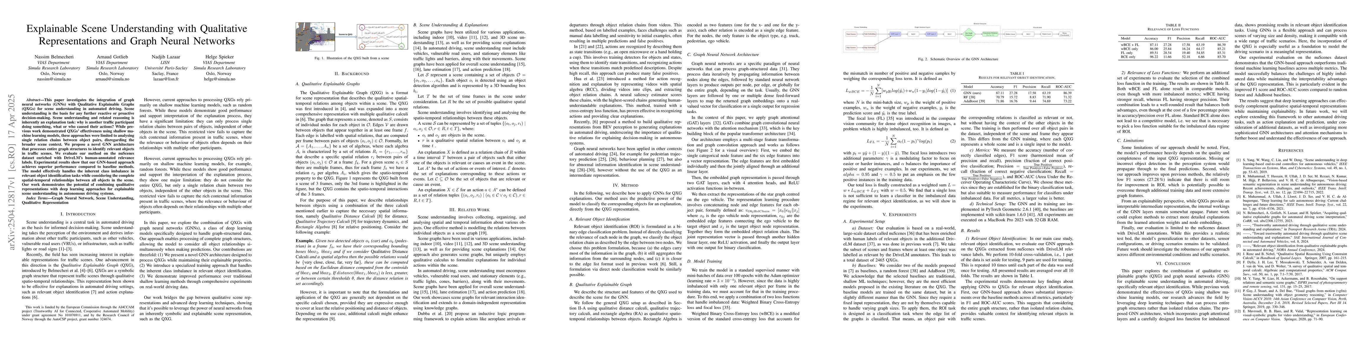 Thumbnail for Explainable Scene Understanding with Qualitative Representations and
  Graph Neural Networks