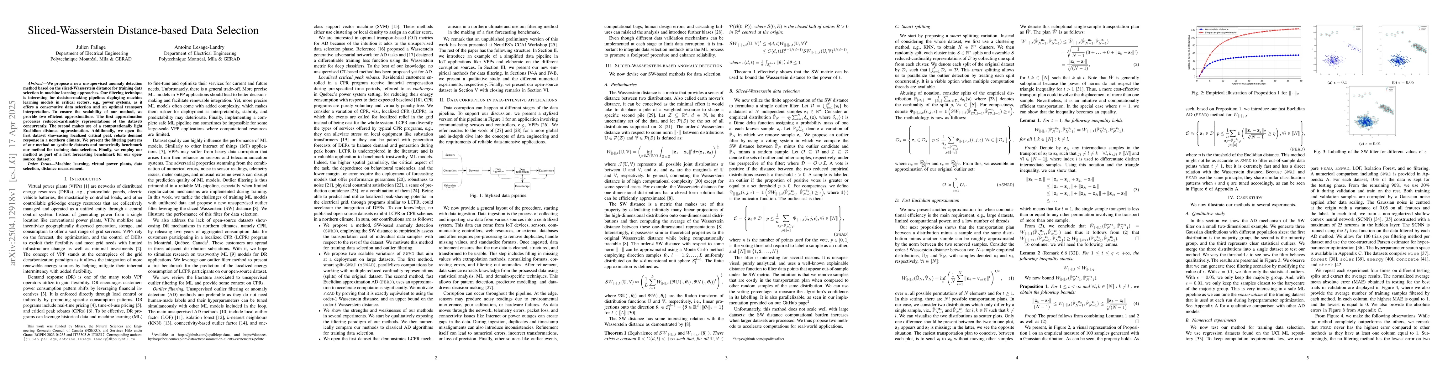 Thumbnail for Sliced-Wasserstein Distance-based Data Selection