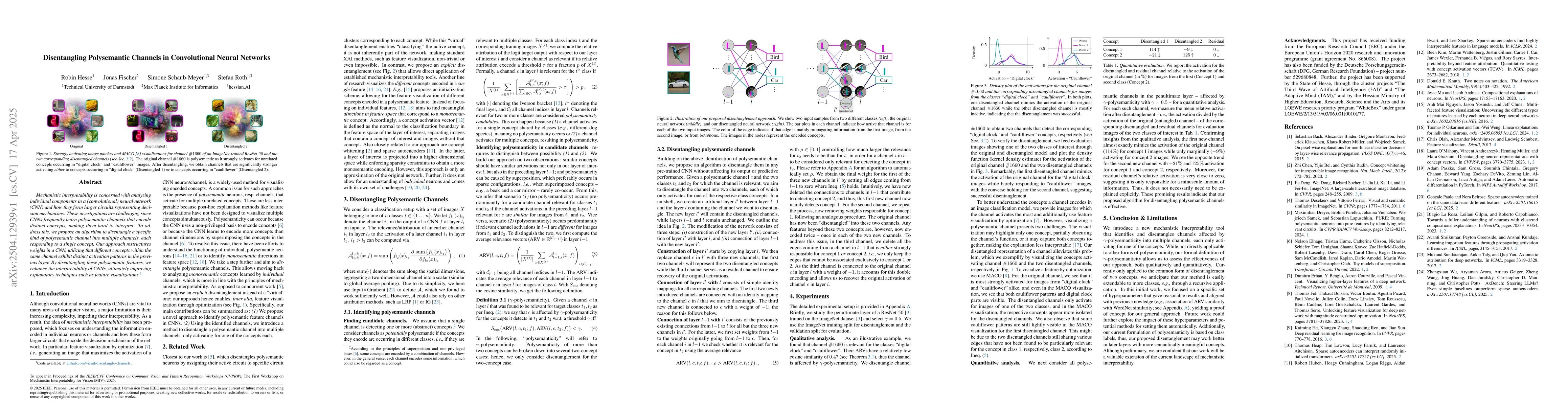 Thumbnail for Disentangling Polysemantic Channels in Convolutional Neural Networks