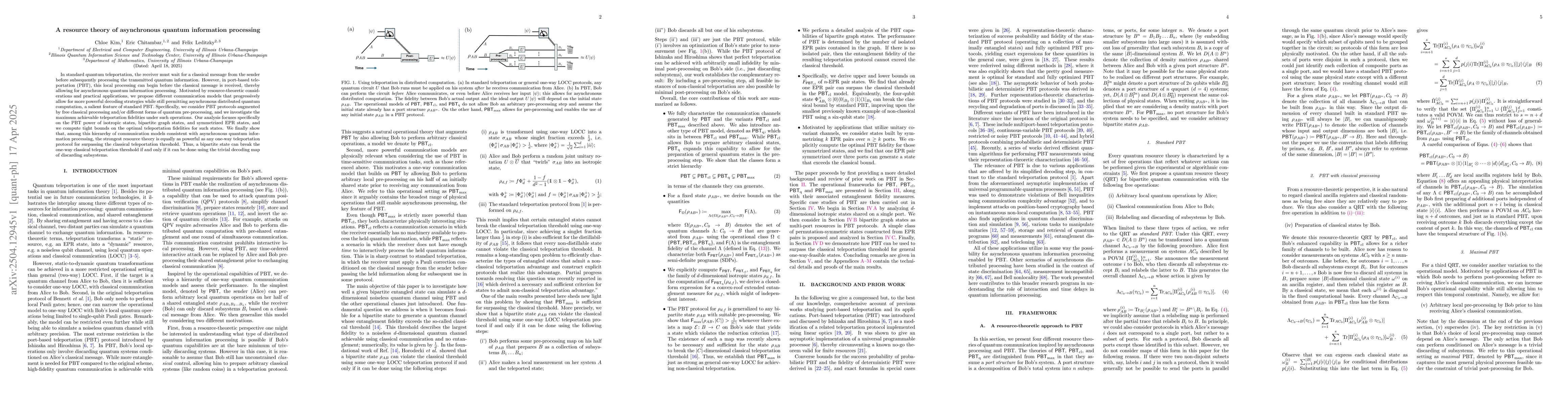 Thumbnail for A resource theory of asynchronous quantum information processing